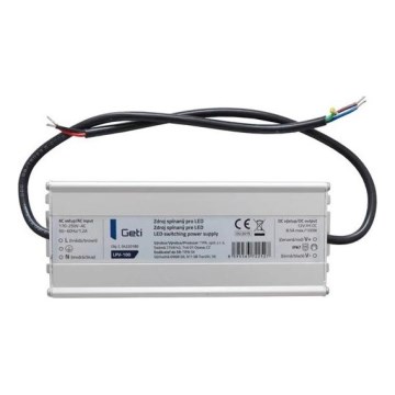 Hakkurivirtalähde LED-nauhoille 100W/12V IP67