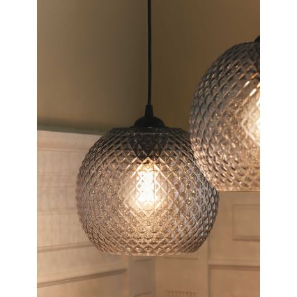 Halo Design 718436 - NOBB-riippuvalaisin kaapelilla 1xE27/40W/230V, halkaisija 22 cm, kirkas