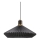 Halo Design 744299 - PARIS-riippuvalaisin kaapelilla 1xE27/60W/230V, halkaisija 56 cm, musta/messinki/tammi