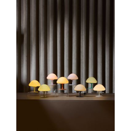 Halo Design 746996 - Pöytälamppu CANDY MINI MUSH 1xG9/25W/230V Ø 17 cm valkoinen