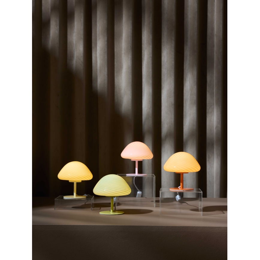 Halo Design 747085 - Pöytälamppu CANDY MINI MUSH 1xG9/25W/230V halkaisija 17 cm vihreä