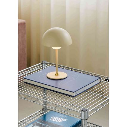 Halo Design 747597 - himmennettävä ladattava LED-pöytälamppu MOON LIGHT LED/2,7W/2600 mAh kermanvärinen