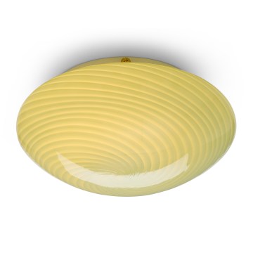 Halo Design 748747 - CANDY-kattovalaisin 1xE27/40W/230V, halkaisija 30 cm, vihreä/messinki