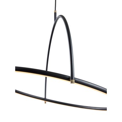 Halo Design 749539 - TILT LED-himmennettävä riippuvalaisin vaijerilla, LED/40W/230V, halkaisija 40 cm, musta