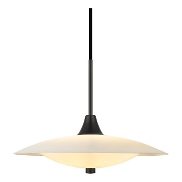 Halo Design 991294 - BARONI-riippuvalaisin kaapelilla, 2 x G9/18W, 230 V, halkaisija 35 cm, valkoinen/musta