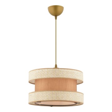 HALO-riippuvalaisin vaijerilla 1xE27/60W/230V beige/kerma