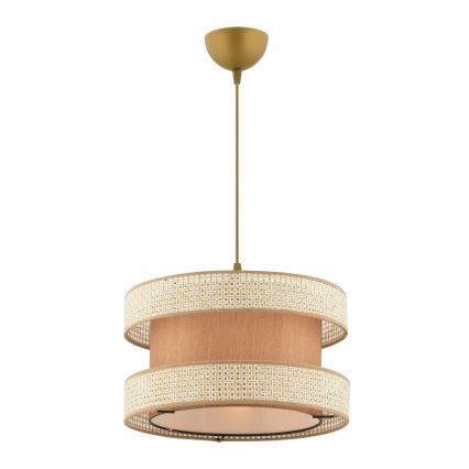 HALO-riippuvalaisin vaijerilla 1xE27/60W/230V beige/kerma