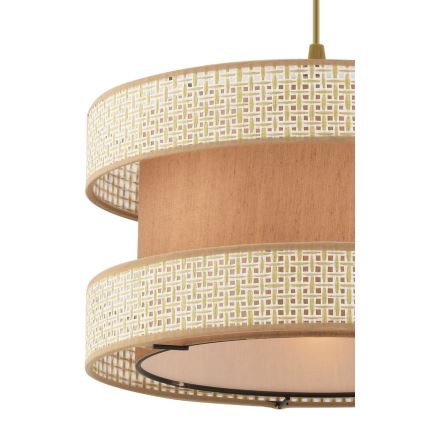 HALO-riippuvalaisin vaijerilla 1xE27/60W/230V beige/kerma