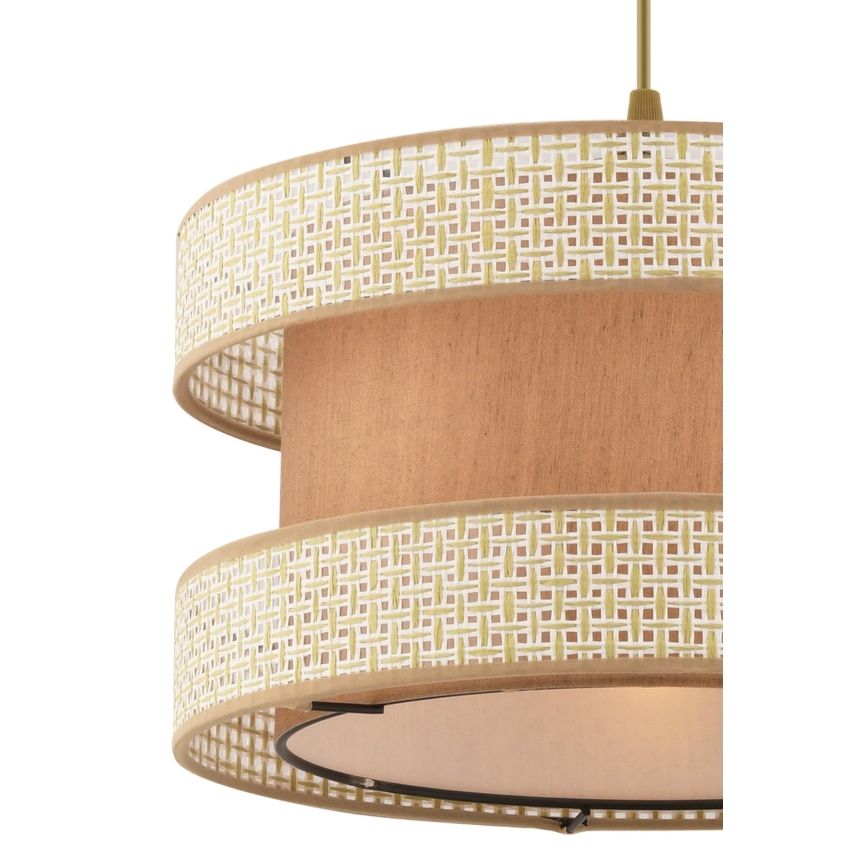 HALO-riippuvalaisin vaijerilla 1xE27/60W/230V beige/kerma