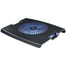 Hama - Jäähdytystyyny kannettavalle tietokoneelle 1x fan USB musta