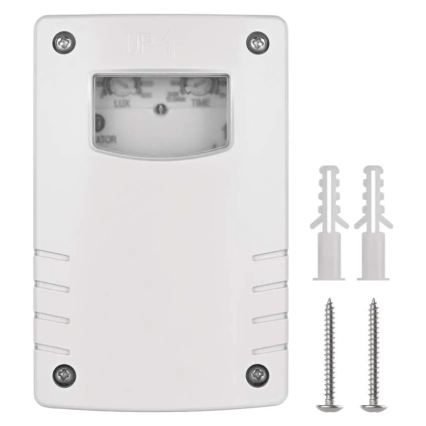 Hämäräkytkin 1800W/230V IP65 valkoinen