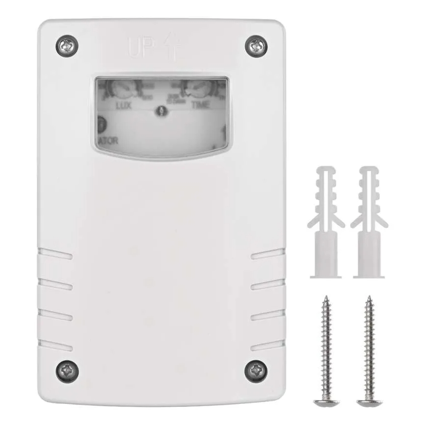 Hämäräkytkin 1800W/230V IP65 valkoinen