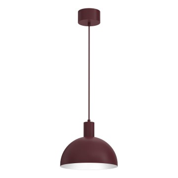 HANDA-riippuvalaisin kaapelilla 1xE27/15W/230V, bordo