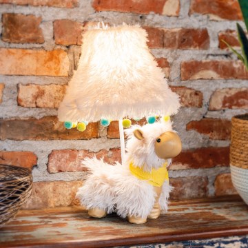 Happy Lamps - Lasten LED-pöytävalaisin ALMA LED/5,4W/230V laama