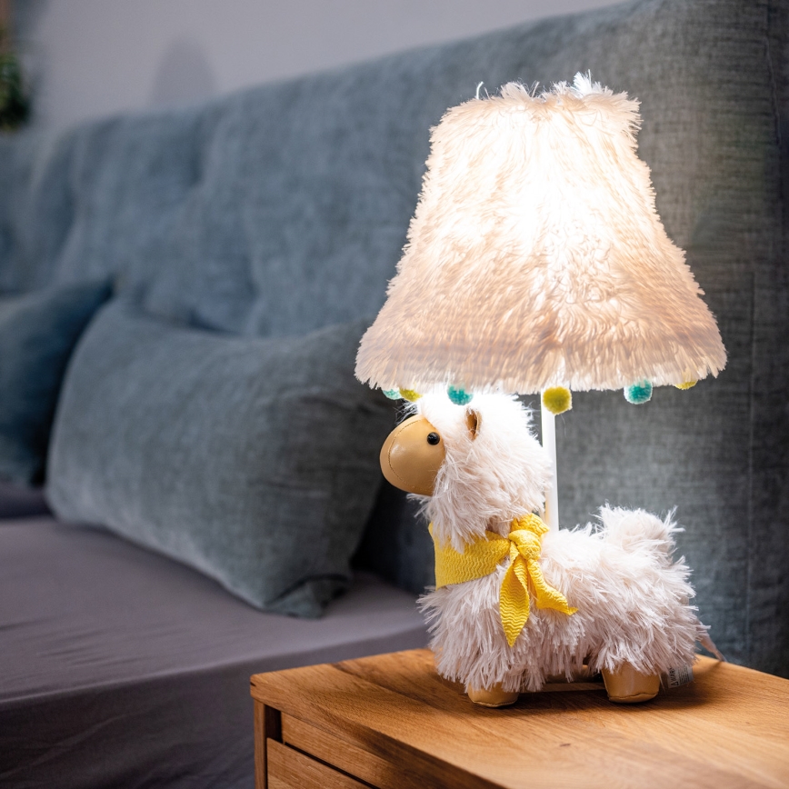 Happy Lamps - Lasten LED-pöytävalaisin ALMA LED/5,4W/230V laama