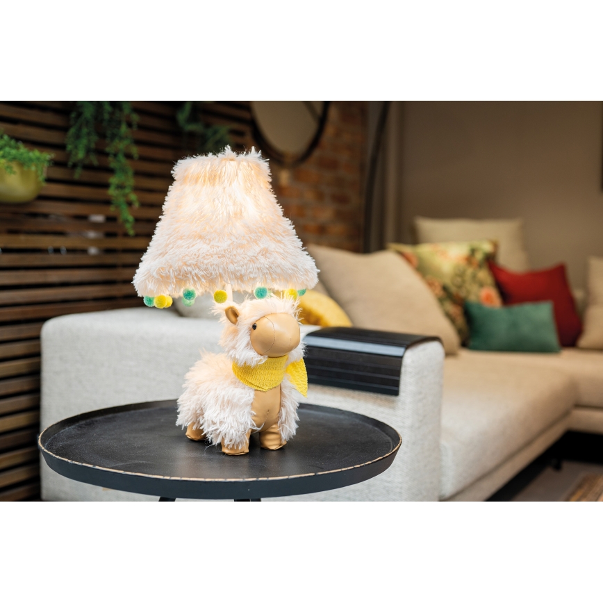 Happy Lamps - Lasten LED-pöytävalaisin ALMA LED/5,4W/230V laama