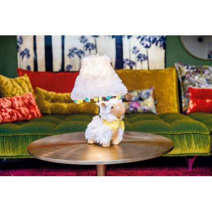 Happy Lamps - Lasten LED-pöytävalaisin ALMA LED/5,4W/230V laama