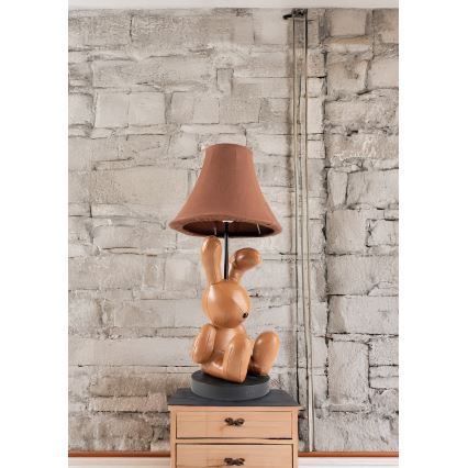 Happy Lamps - Lasten LED-pöytävalaisin BENNY LED/5,4W/230V kani