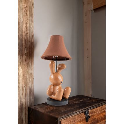 Happy Lamps - Lasten LED-pöytävalaisin BENNY LED/5,4W/230V kani