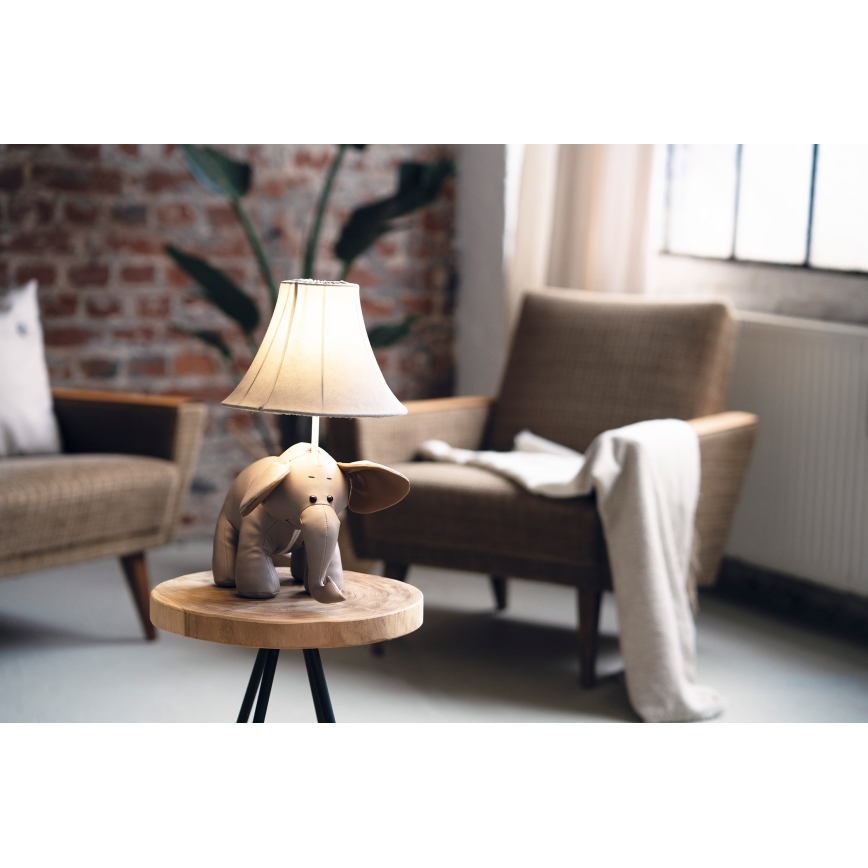 Happy Lamps - Lasten LED-pöytävalaisin BOBBY LED/5,4W/230V norsu