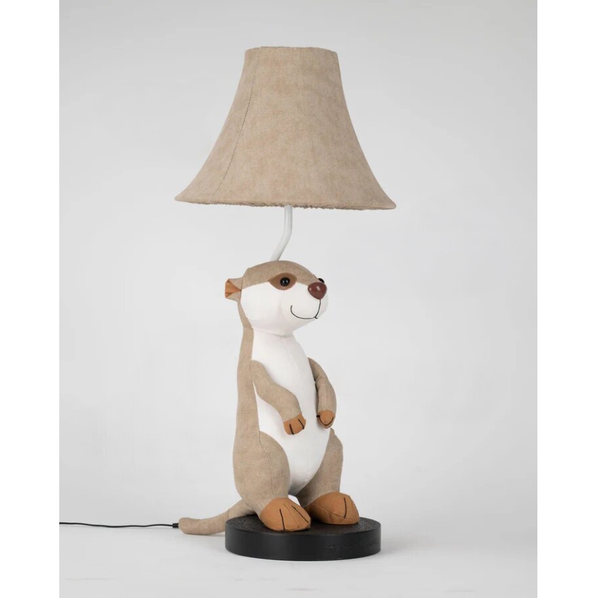 Happy Lamps - Lasten LED-pöytävalaisin EDDIE LED/5,4W/230V mangusti