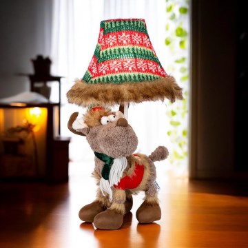 Happy Lamps - Lasten LED-pöytävalaisin RUDI LED/5,4W/230V poro