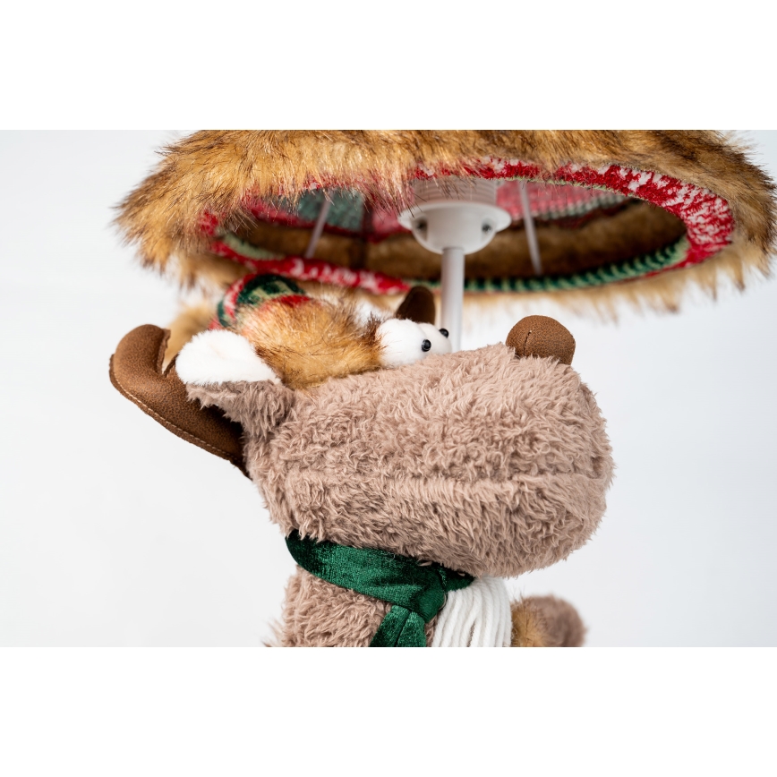 Happy Lamps - Lasten LED-pöytävalaisin RUDI LED/5,4W/230V poro