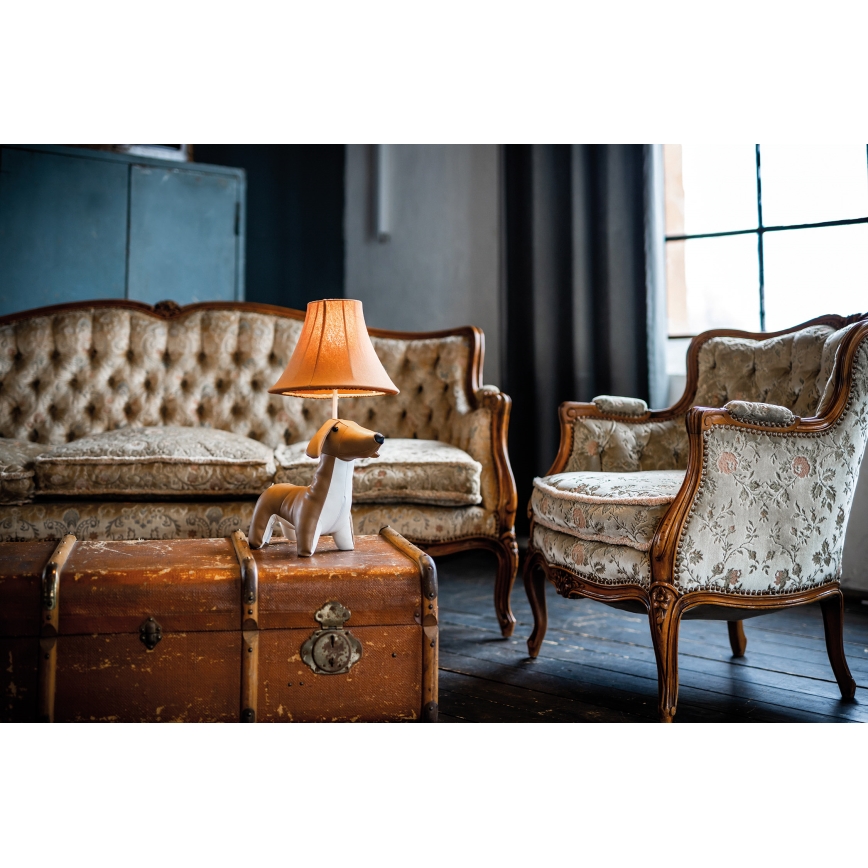 Happy Lamps - Lasten LED-pöytävalaisin WALDI LED/5,4W/230V mäyräkoira