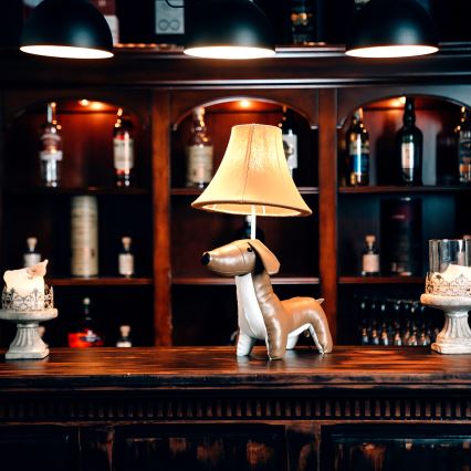 Happy Lamps - Lasten LED-pöytävalaisin WALDI LED/5,4W/230V mäyräkoira