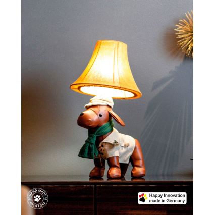 Happy Lamps - LED Lasten pöytävalaisin SPIKE LED/5,4W/230V metsästyskoira