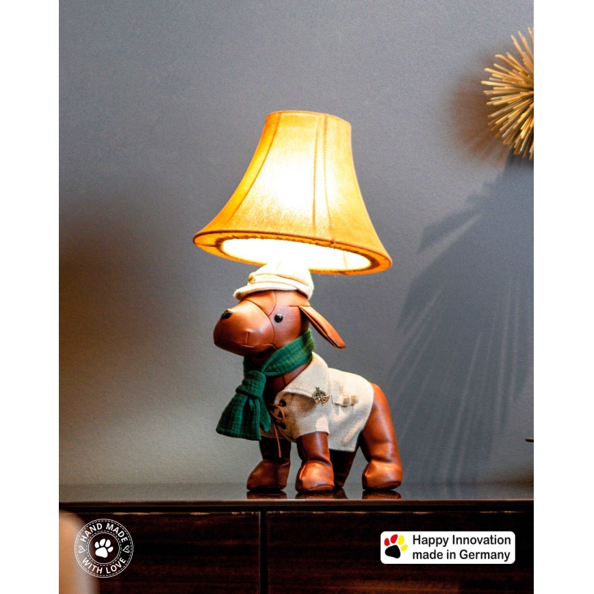 Happy Lamps - LED Lasten pöytävalaisin SPIKE LED/5,4W/230V metsästyskoira