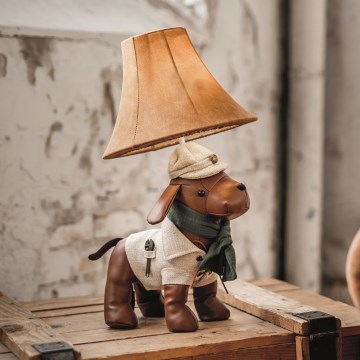 Happy Lamps - LED Lasten pöytävalaisin SPIKE LED/5,4W/230V metsästyskoira