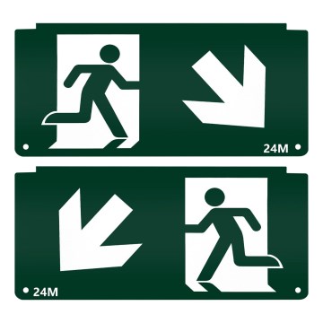 Hätävalaistuksen piktogrammi 16,2x32,7 cm