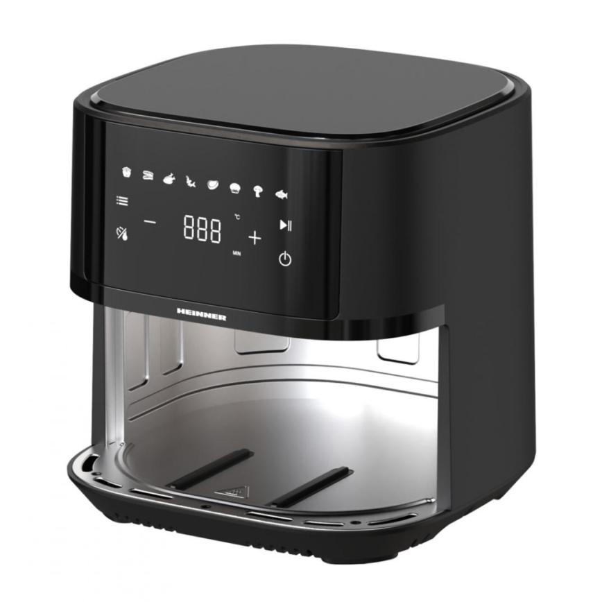 Heinner HAF-B4BK1500 - Kuumailmafriteeraaja 4 l 1500W/230V musta