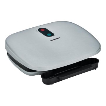 Heinner HEG-F1000SL - Kontaktigrilli 1000W/230V mattakromi/musta