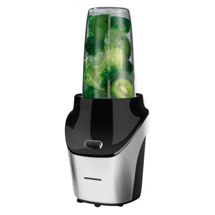 Heinner HSB-T1000SS - Smoothie-nutri-blenderi 1000 W/230 V mattakromi/musta