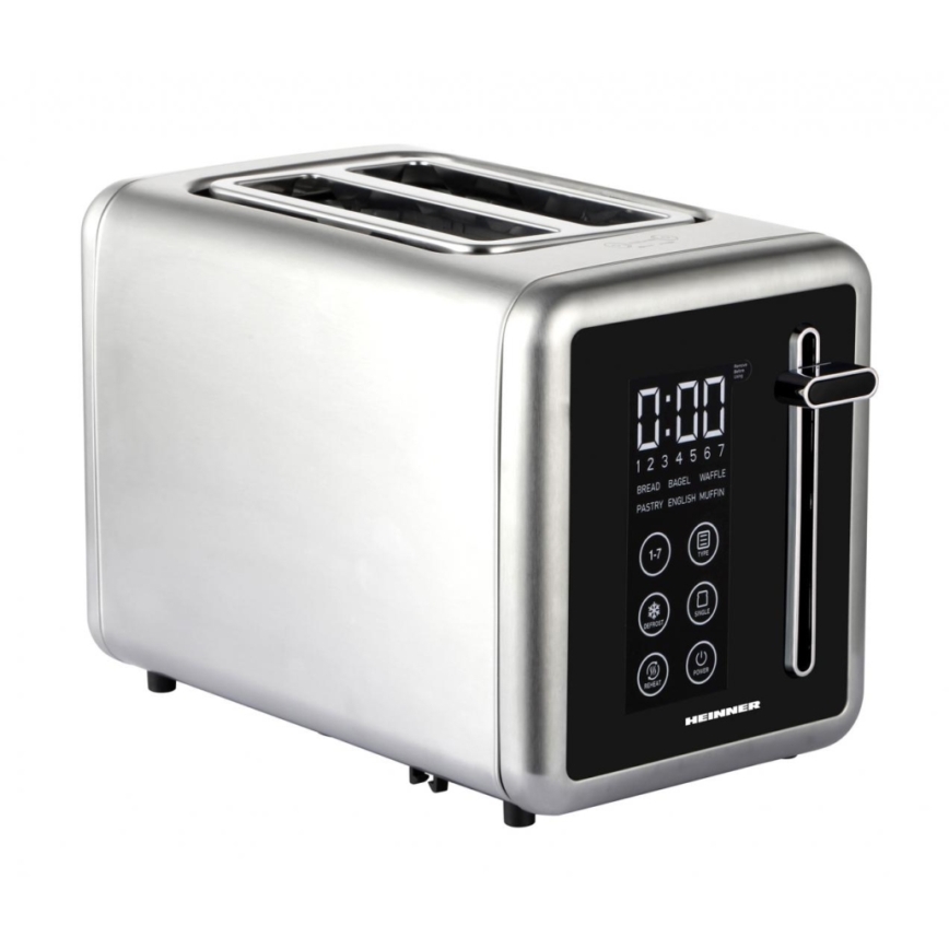 Heinner HTP-DD900BKSS - Digitaalinen leivänpaahdin 900W/230V, ruostumaton teräs