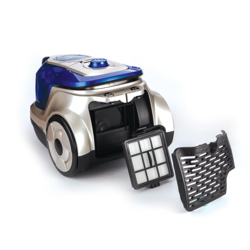 Heinner HVC-V750BL - Pussiton pölynimuri 750W/230V sininen/hopea