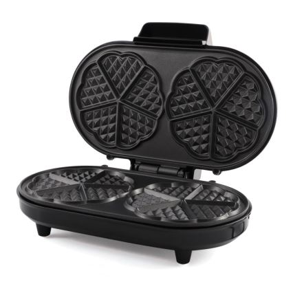 Heinner HWF-1000CR - Vohvelirauta 1000W/230V musta/ruusukulta