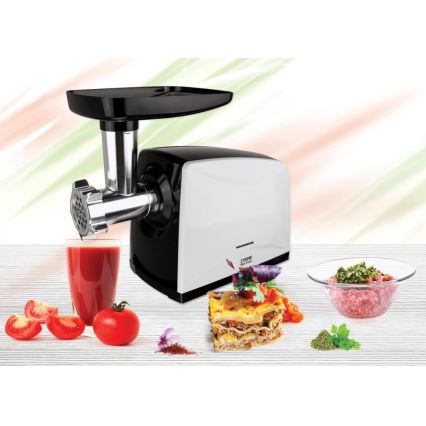 Heinner MG-2100BKWH - Lihamylly 2100W/230V musta/valkoinen