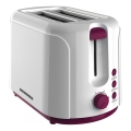 Heinner TP-750BG - Kahden viipaleen leivänpaahdin 750W/230V valkoinen/lila