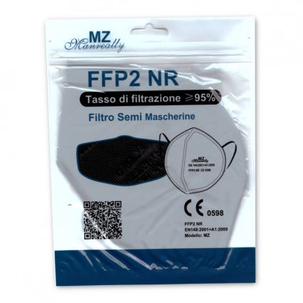 Hengityssuojain FFP2 NR CE 0598 Musta 1kpl
