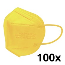 Hengityssuojain lasten koko FFP2 ROSIMASK MR-12 NR keltainen 100kpl