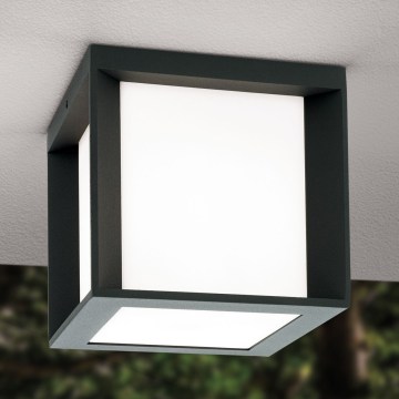 HENRY ulkovalaisin 1xE27/15W/230V 16x16 cm IP44 antrasiitti