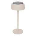 Hesperide - LED-aurinkokäyttöinen pöytälamppu BOLTY LED/3,7V 2600 mAh IP65 beige