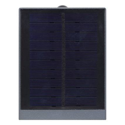 Hesperide - LED-aurinkokäyttöinen seinävalaisin liiketunnistimella MULTY LED/3,7V 2600 mAh IP65 antrasiitti