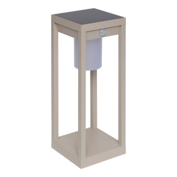 Hesperide - LED-aurinkokennovalaisin liiketunnistimella PIKY LED/3,7V 2600 mAh 40 cm IP65 beige