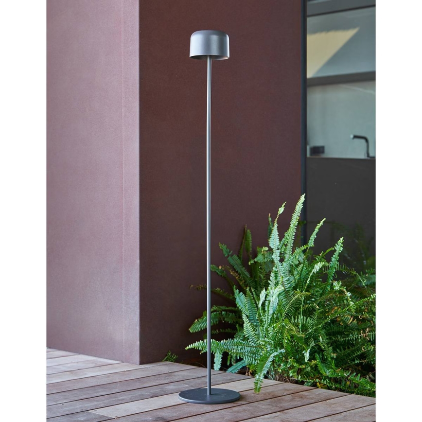 Hesperide - LED aurinkolamppu BOLTY LED/3,7V 2600 mAh IP65 antrasiitti