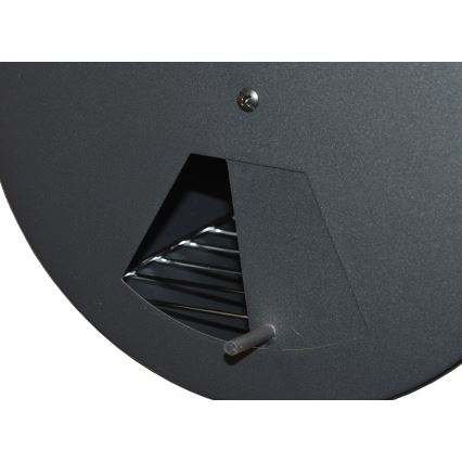 Hiiligrilli savuosalla musta/puu