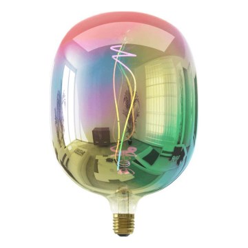 Himennettävä LED-filamenttilamppu E27/4W/230V 2000K metallinhohtoinen